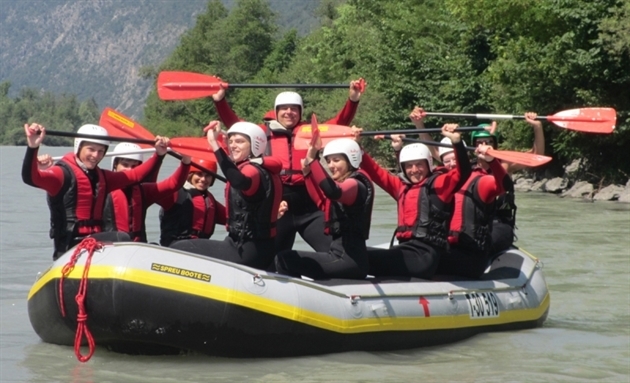 All for One Group SE: Ausbildungsevent - Rafting