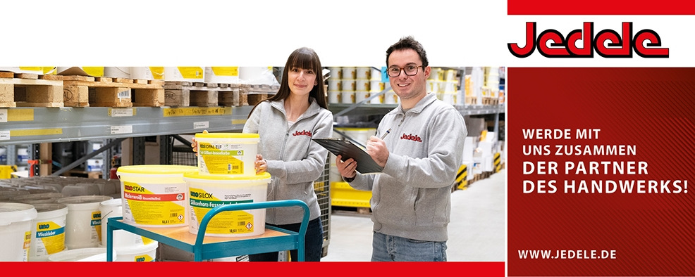 Freie Stelle Jedele Farben und Heimtex Großhandel GmbH