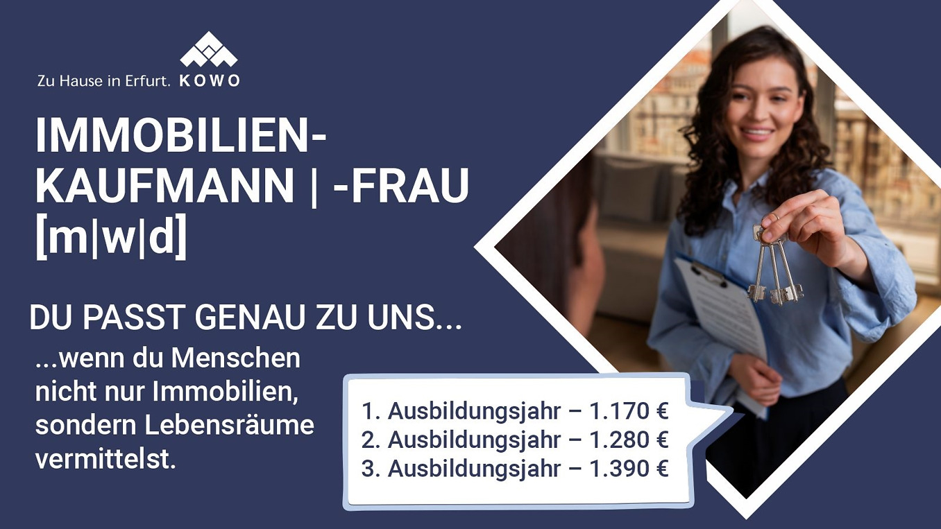 Freie Stelle KoWo-Kommunale Wohnungsgesellschaft mbH Erfurt