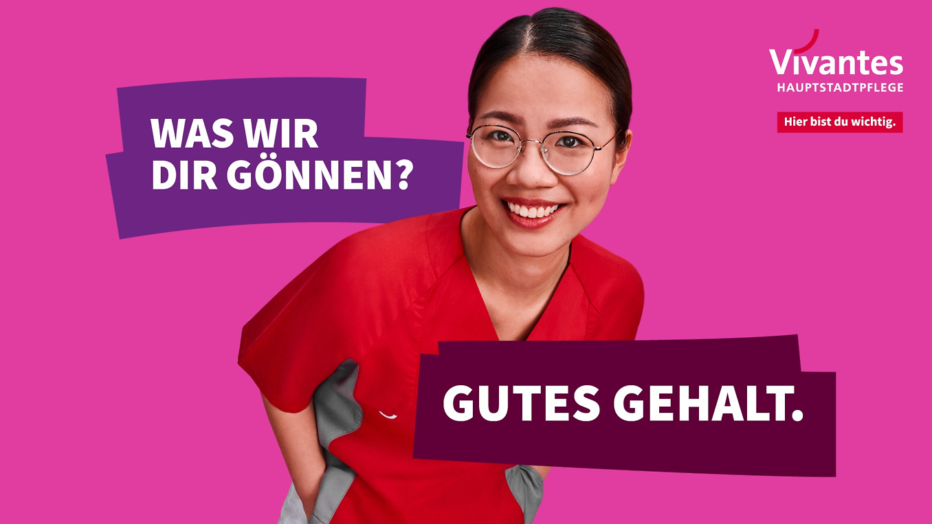 Freie Stelle Vivantes Hauptstadtpflege - Vivantes Forum für Senioren GmbH