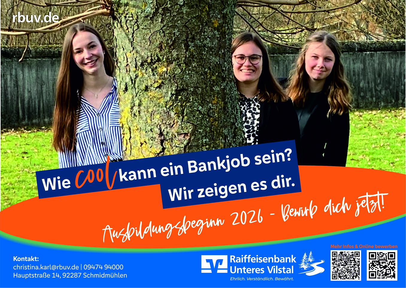 Freie Stelle Raiffeisenbank Unteres Vilstal eG