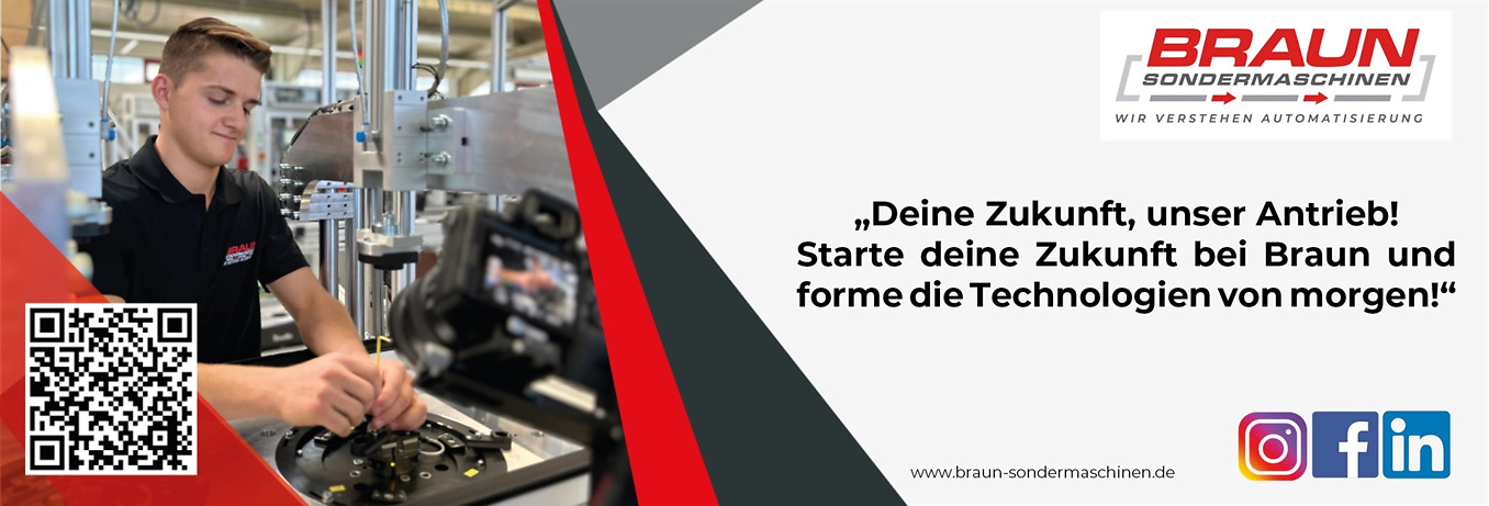 Freie Stelle Braun Sondermaschinen GmbH