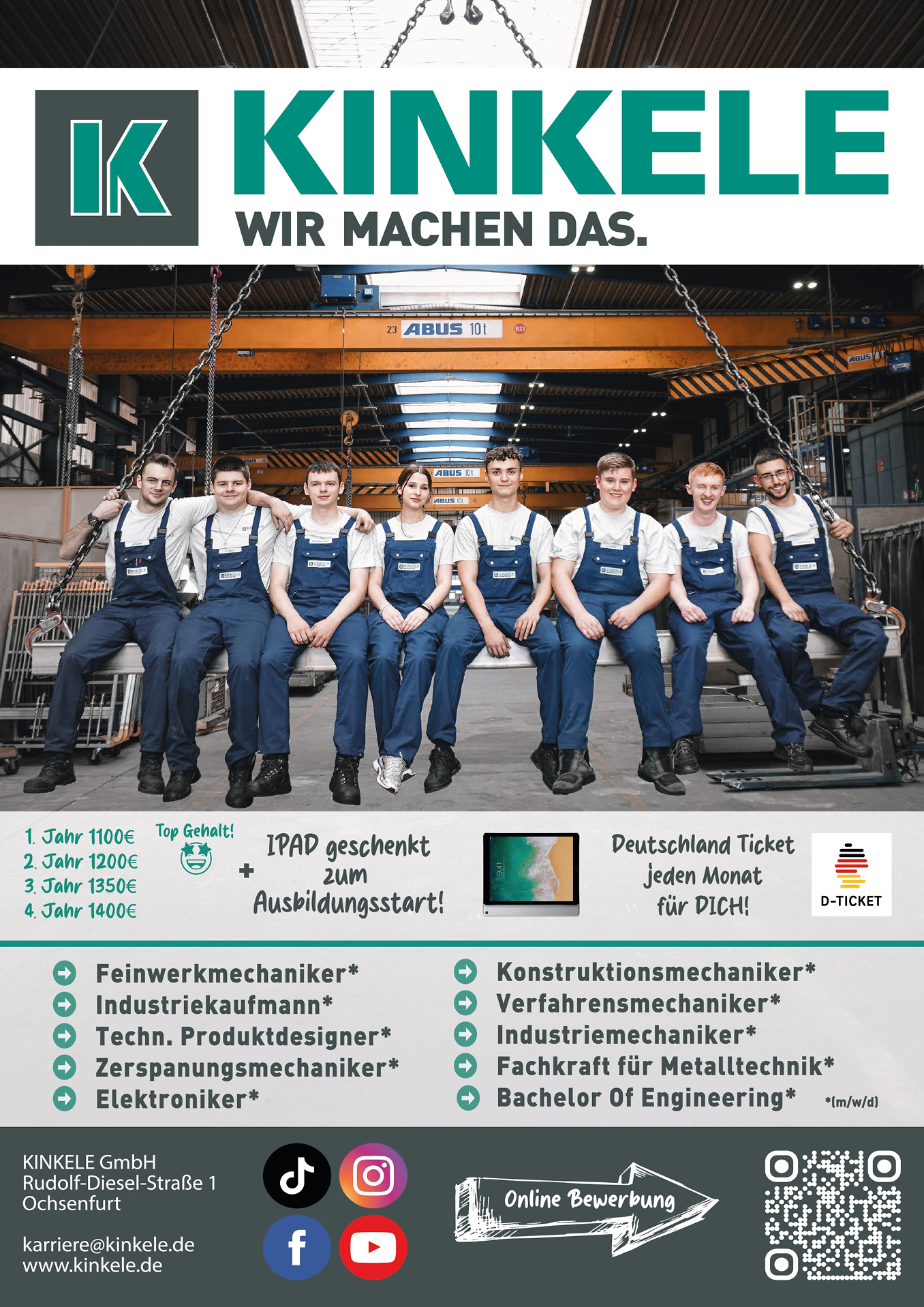 Freie Stelle KINKELE GmbH & Co. KG