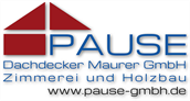Logo J. Pause Dachdecker und Maurer GmbH