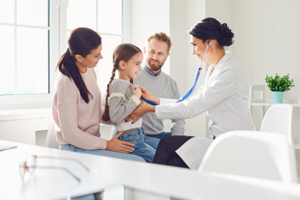 Untersuchung von jüngeren Patienten