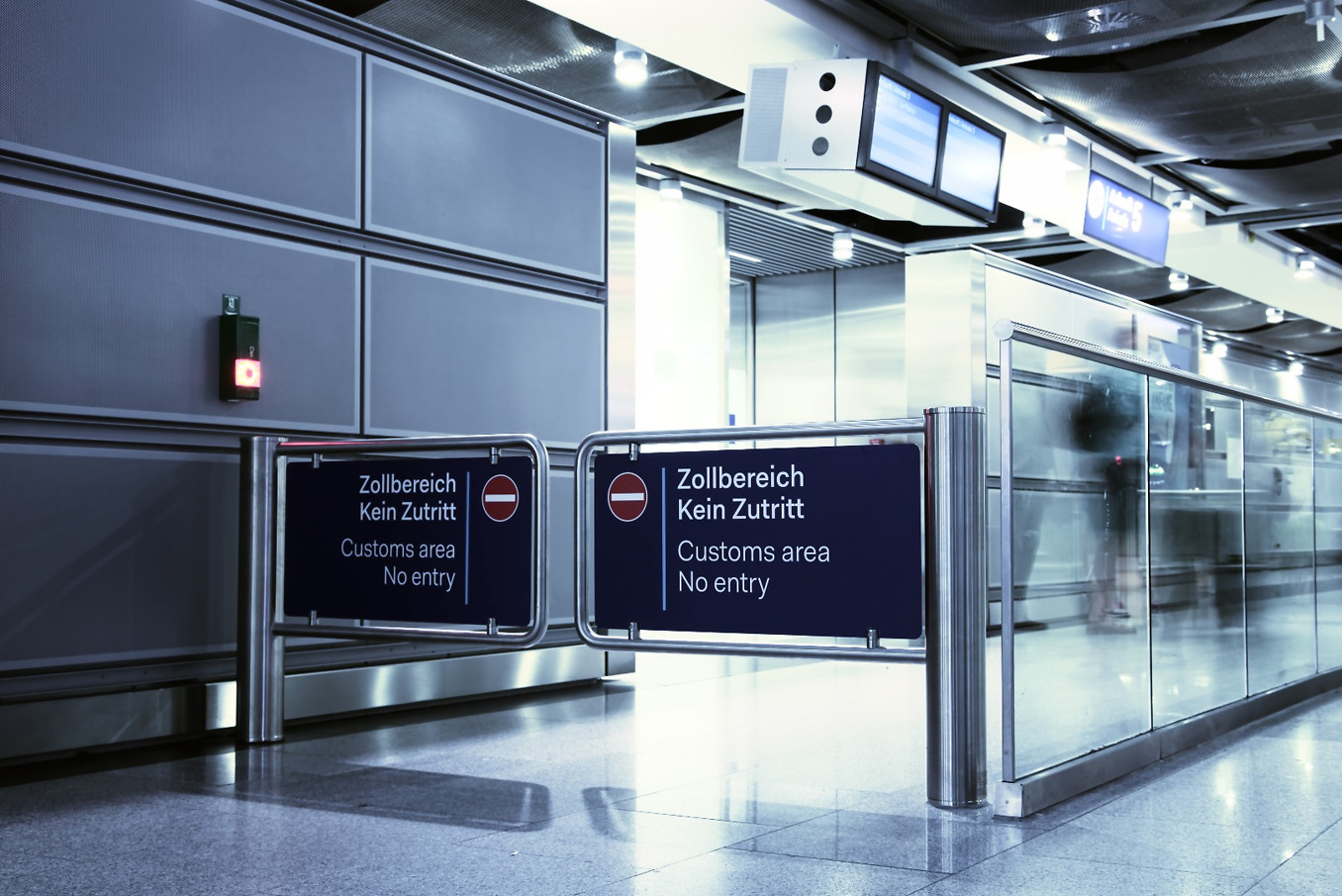 Zollbereich am Flughafen Zollbereich am Flughafen