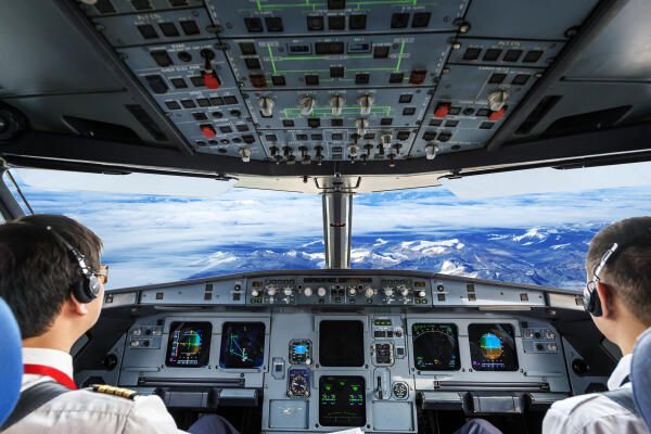 Cockpit von innen