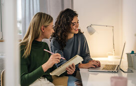 Zwei Studierende besprechen Seminararbeit Inhaltsverzeichnis Zwei Studierende besprechen Seminararbeit Inhaltsverzeichnis