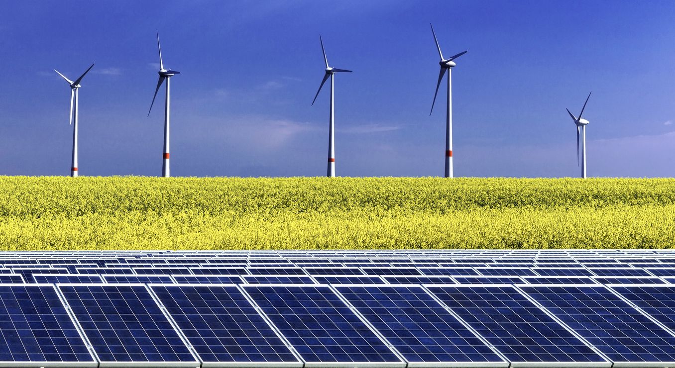 Versorgungstechnik Studium – Windraeder und Solarpark