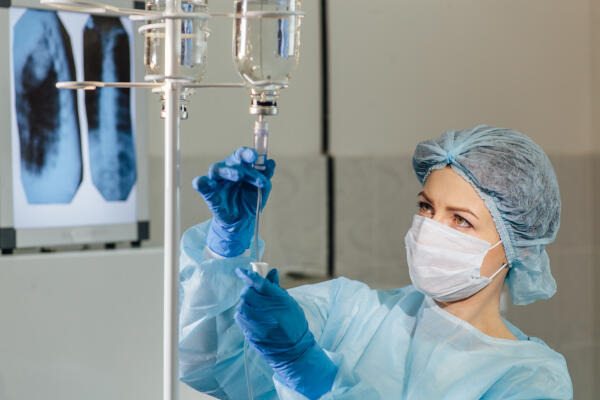 Eine Infusion vorbereiten Eine Infusion vorbereiten