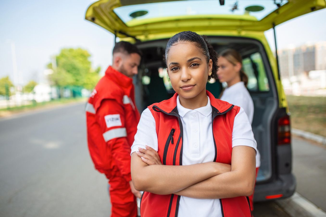 Notfallsanitaeter Rettungsassistent im Einsatz