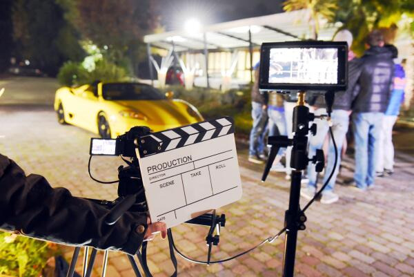 Arbeit am Filmset Arbeit am Filmset