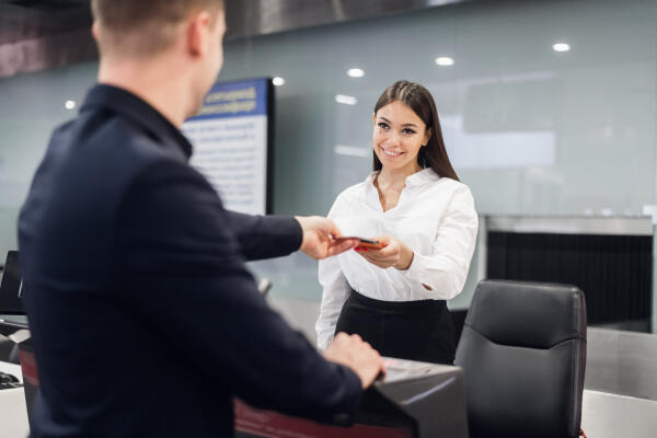 Passagiere einchecken Passagiere einchecken