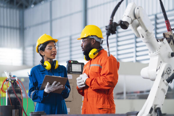 Arbeit in Werk- und Produktionshallen Arbeit in Werk- und Produktionshallen