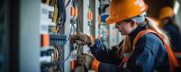 Elektronikerin für Gebaeude- und Infrastruktursysteme