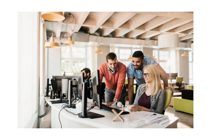 Kommunikationsdesigner bei der Arbeit