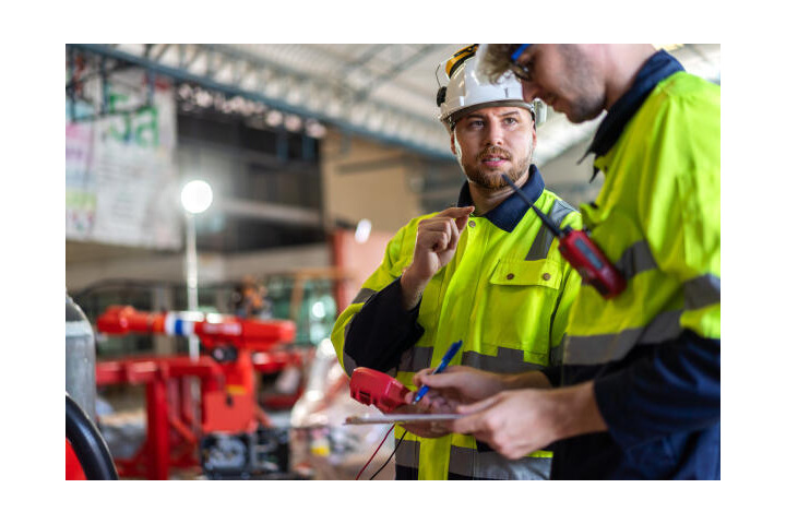 Gießereimechaniker arbeiten in Produktionshallen