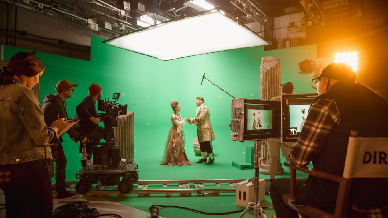 Schauspieler am Set