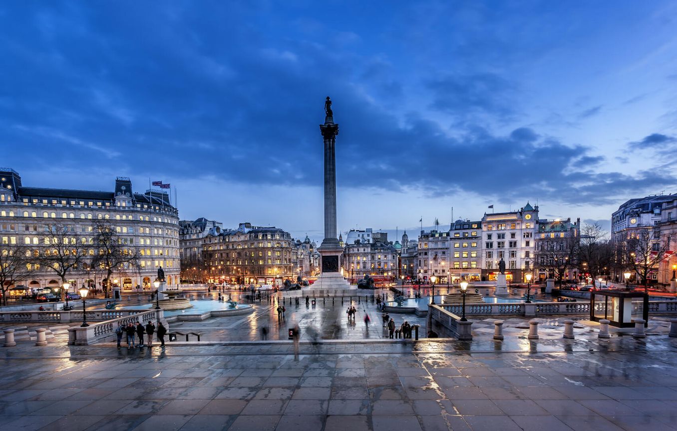 Praktikum England – Trafalgar Square in London
