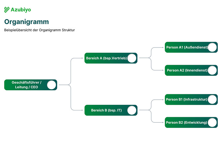 Organigramm Struktur Beispiel