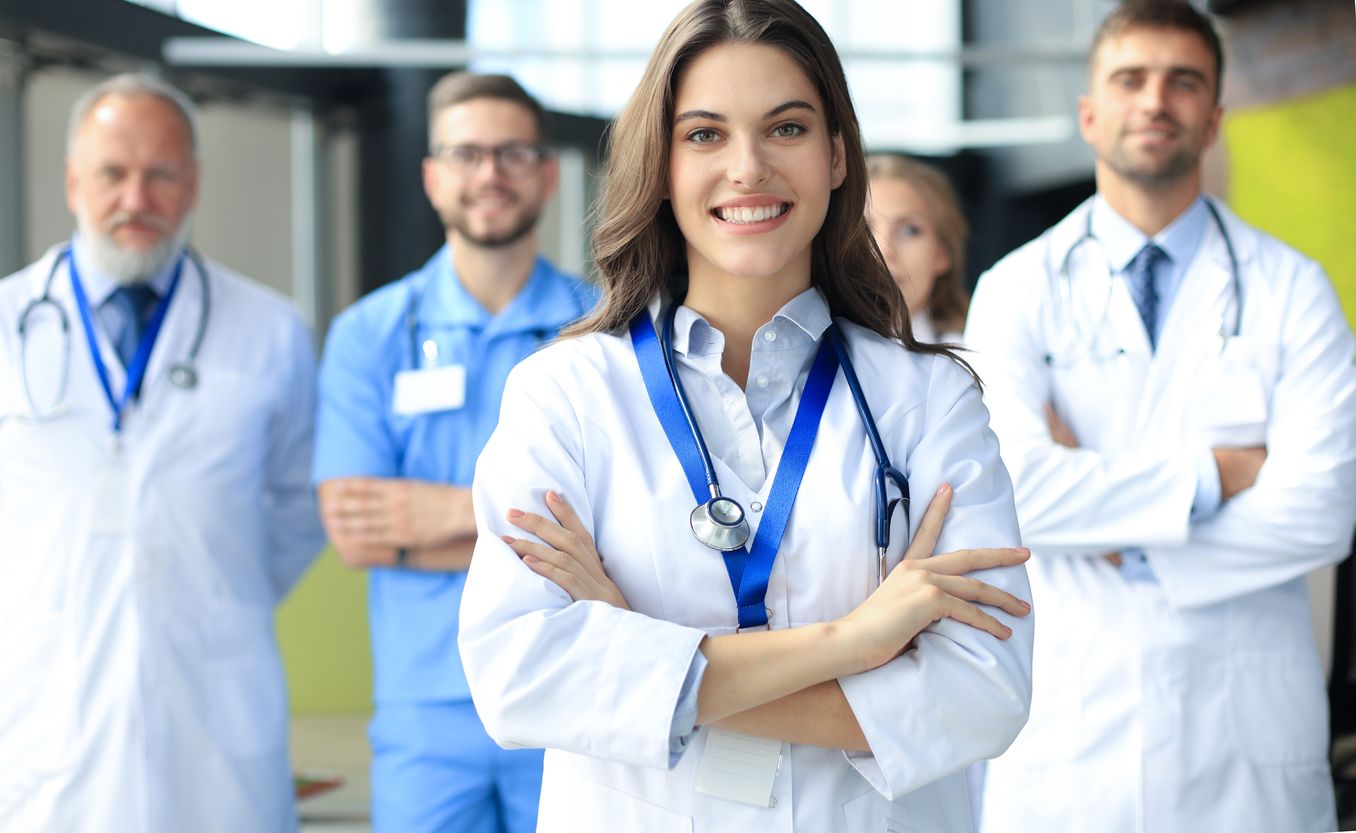 Pflegemanagement Studenten und Mediziner