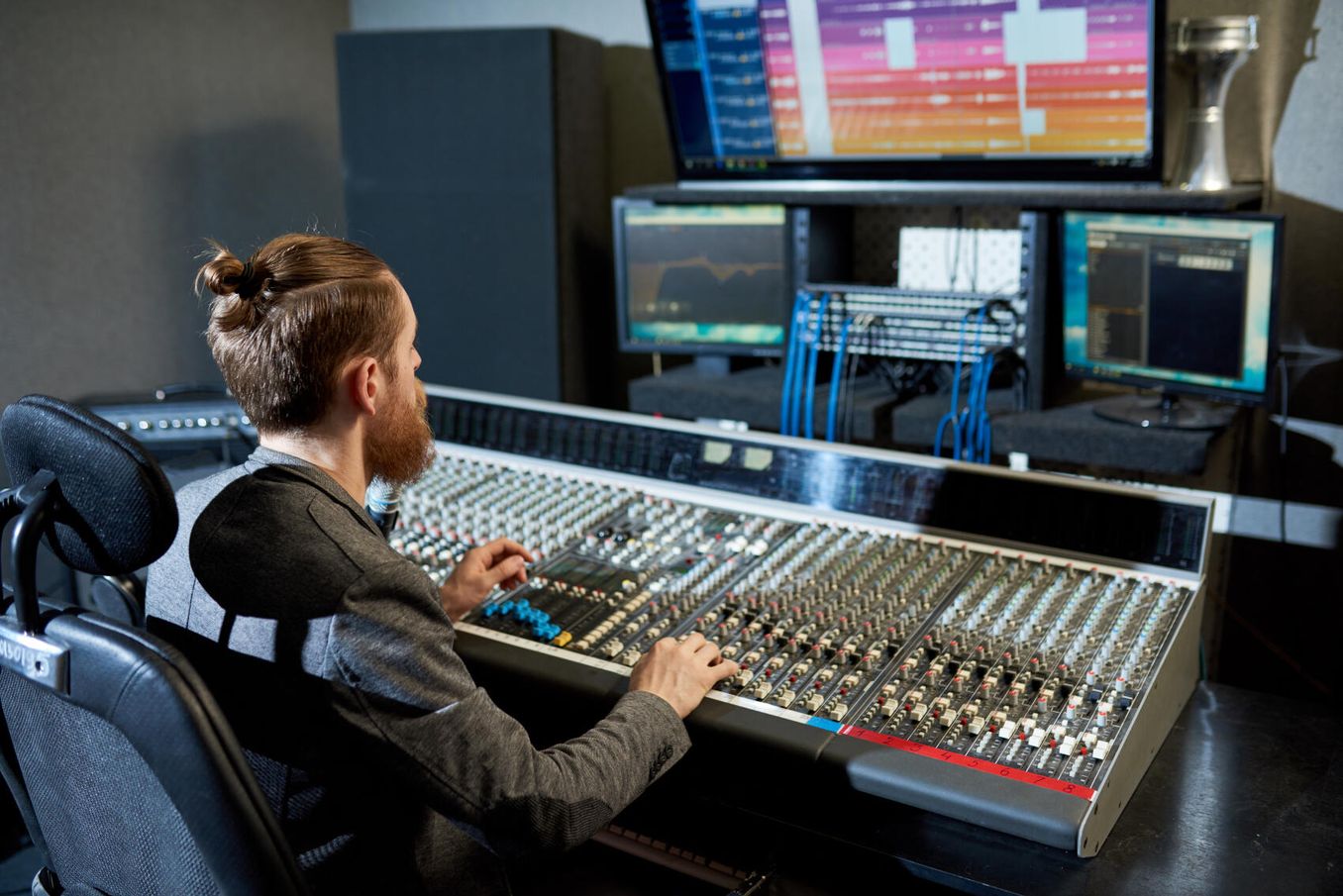 Musiker im Studio