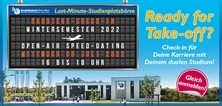 Last-Minute Speed-Dating mit Studienplatzbörse 06.07.2022