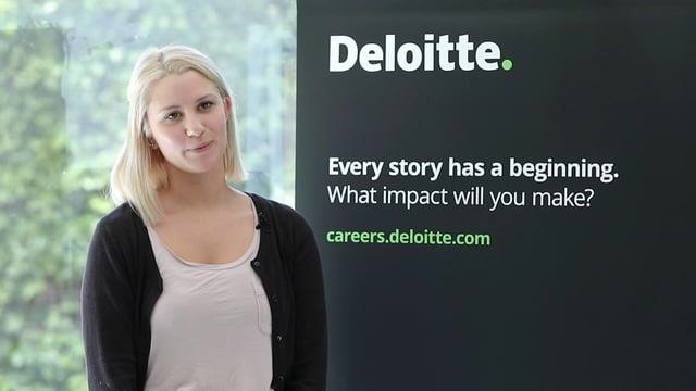 Auszubildende zur Kauffrau Büromanagement bei Deloitte Auszubildende zur Kauffrau Büromanagement bei Deloitte