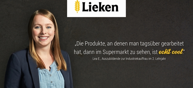 Lieken Brot- und Backwaren GmbH: Unsere angehende Industriekauffrau
