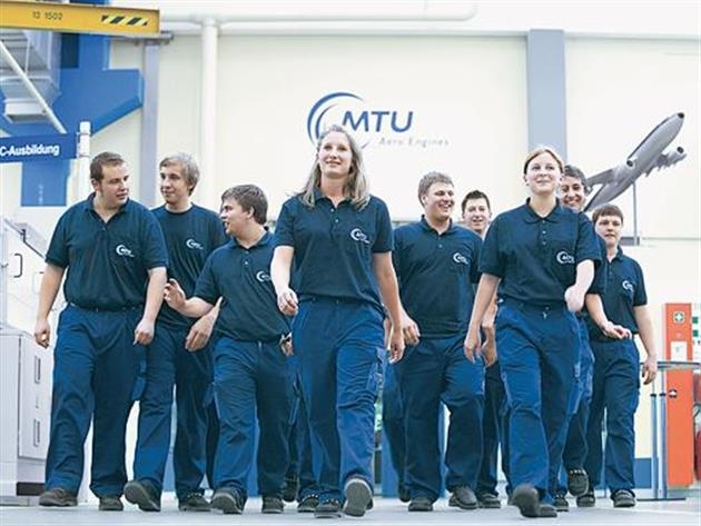 MTU Aero Engines: Die MTU bildet in vielen interessanten Berufen aus.