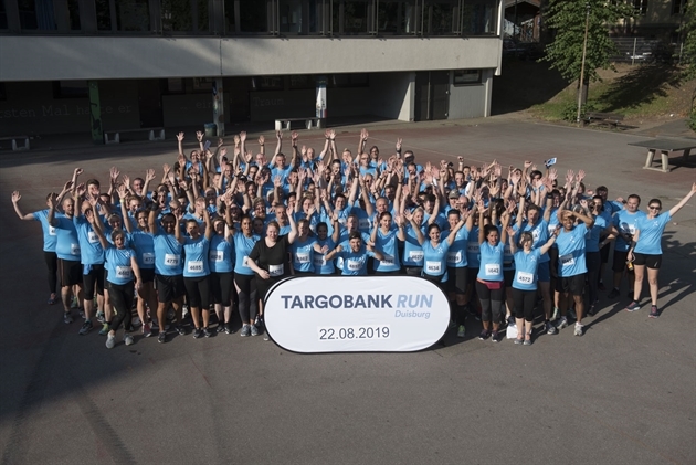 TARGOBANK AG: TARGOBANK-Team beim Firmenlauf TARGOBANK Run 2019