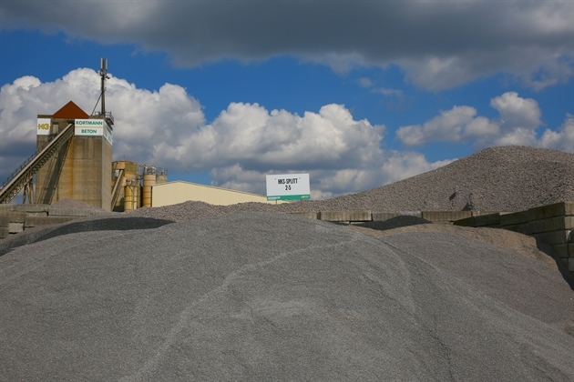 Kortmann Beton GmbH & Co. KG: Rohstoffe – Wir verarbeiten täglich mehrere Tonnen Splitt, Sand, Kies und Zement