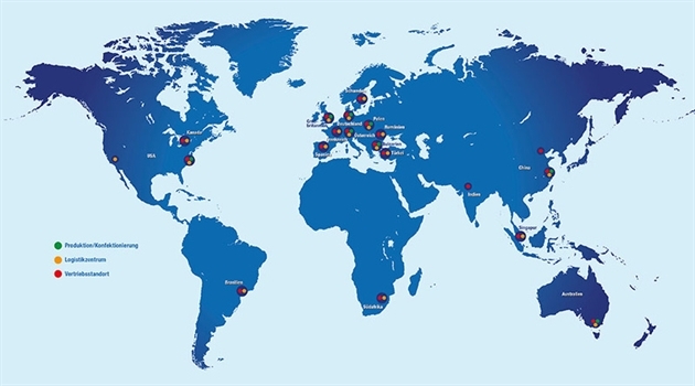 Hermes Schleifmittel GmbH: Unsere Standorte weltweit