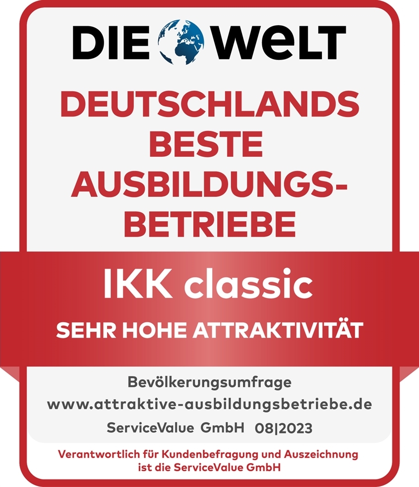 IKK classic Ausbildung: Infos & freie Stellen | Azubiyo