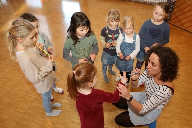 CJD Schule Schlaffhorst-Andersen: Übungen mit einer Kindergruppe