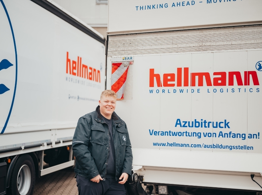 Hellmann Worldwide Logistics Germany GmbH & Co. KG: Ausbildung als Berufskraftfahrer*in