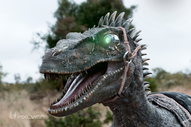 PIXL VISN media arts academy: Projekt "Post-Apocalyptic War Raptor" von Aaron Roller