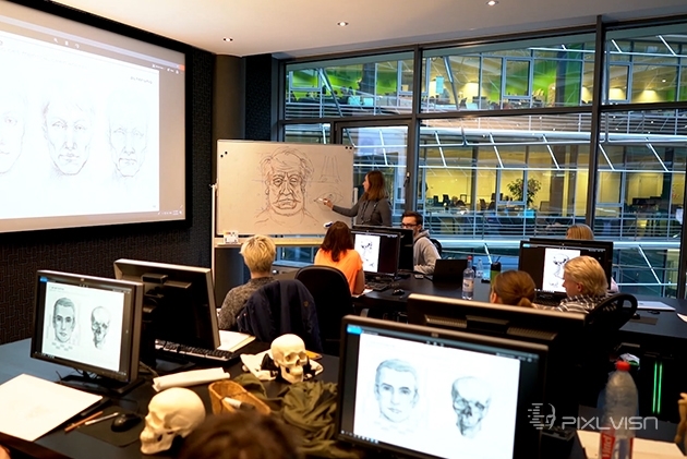 PIXL VISN media arts academy: Zeichenunterricht in der PIXL VISN media arts academy