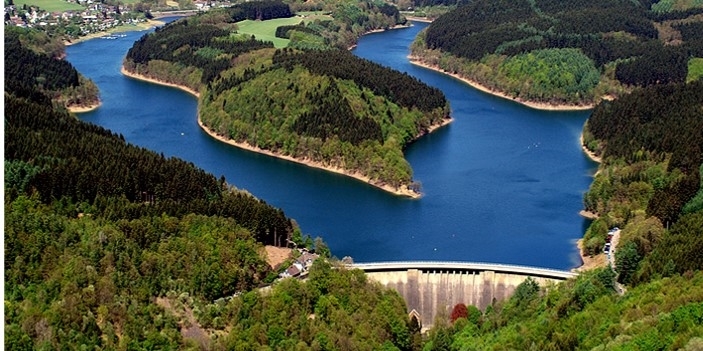 Der Aggerverband: Aggertalsperre mit Talsperrenmauer