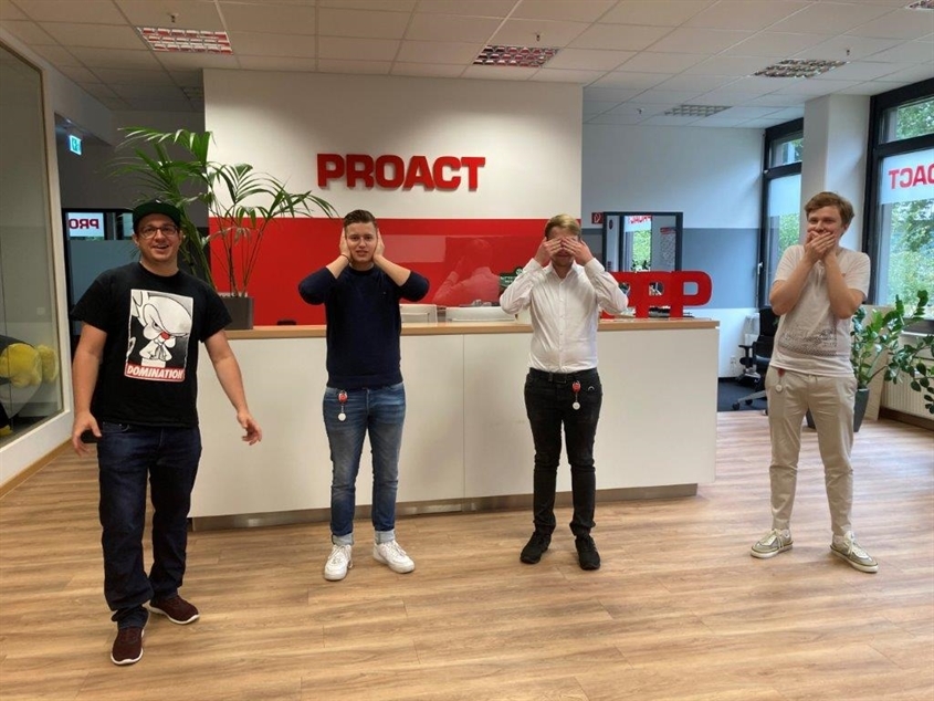 Proact Deutschland GmbH: Begrüßung neuer Azubis
