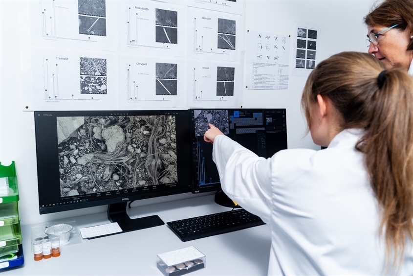 Dr. Graner & Partner GmbH: Screening von Proben auf Asbest und KMF mittels Rasterelektronenmikroskop