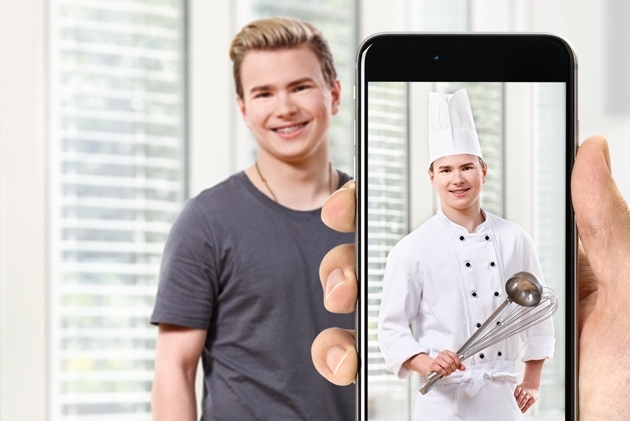 Evonik Industries AG: Experimentiert wird bei Evonik nicht nur im Labor – Timo macht seine Ausbildung als Koch.