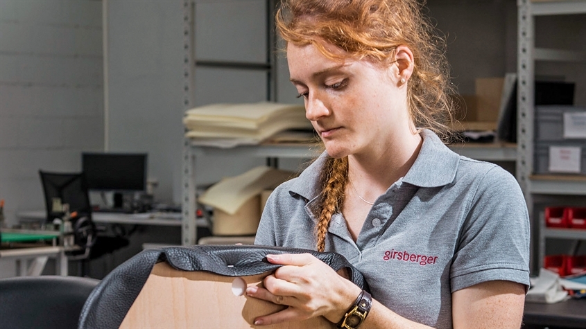 Girsberger GmbH Sitzmöbelfabrik: Ausbildung zur Industriepolsterin Girsberger GmbH Sitzmöbelfabrik: Ausbildung zur Industriepolsterin