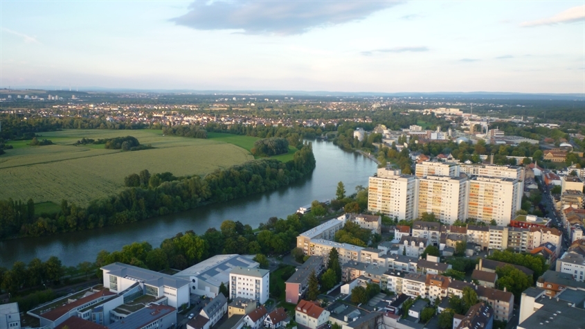 Stadt Offenbach am Main: Blick über Offenbach