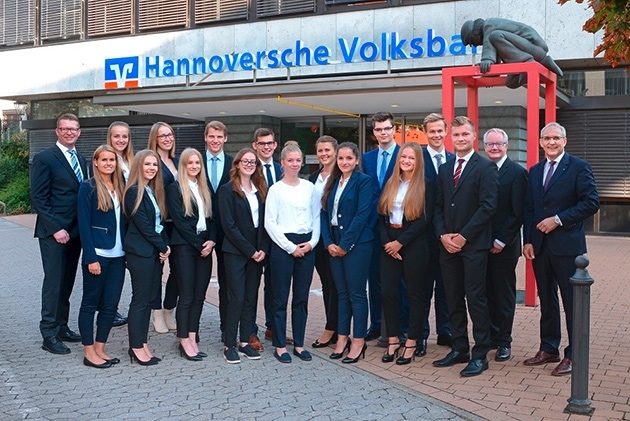 Hannoversche Volksbank: Erster Ausbildungstag bei der Hannoverschen Volksbank