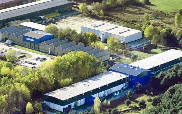 Finow Automotive GmbH: Luftaufnahme Firmengelände