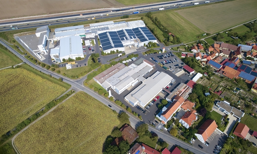 Kräuter Mix GmbH: Luftbild Standort Abtswind