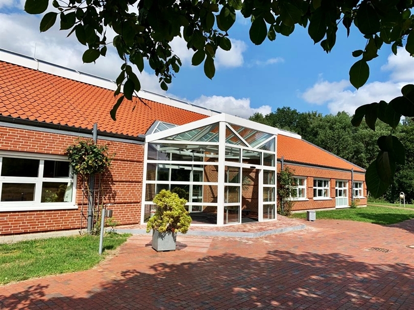 Depesche Vertrieb GmbH & Co. KG: Eingangsbereich der Depesche Zentrale in Geesthacht