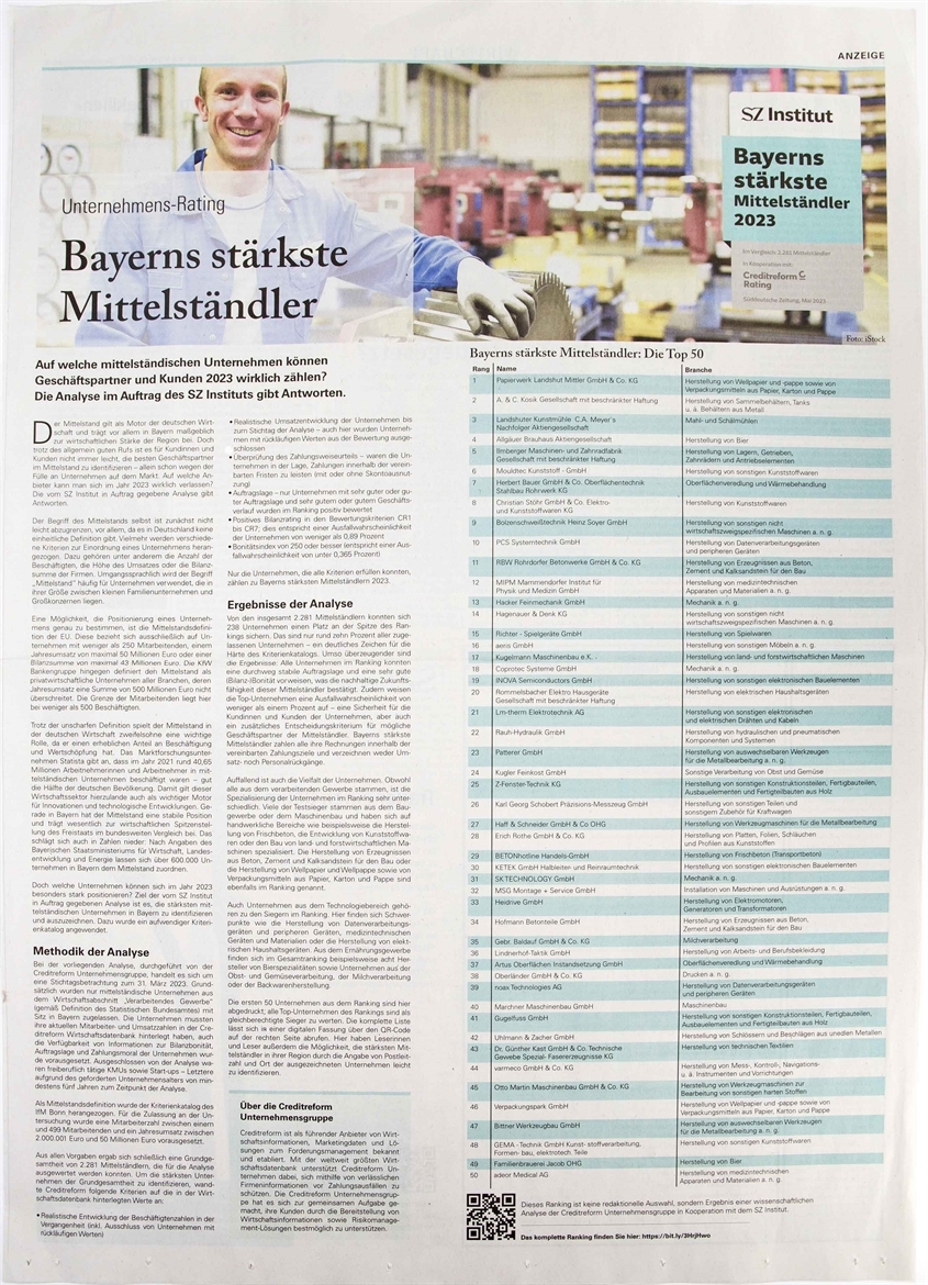 Papierwerk Landshut Mittler GmbH Co.KG: Bayerns stärkste Mittelständer