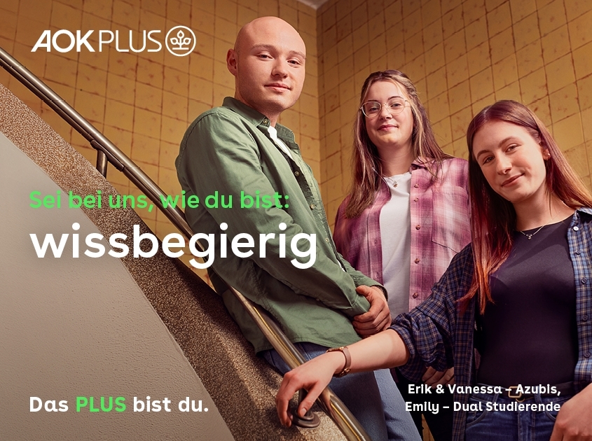 AOK PLUS - Die Gesundheitskasse für Sachsen und Thüringen Bild 1